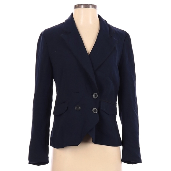 cupcakes & cashmere Jackets & Blazers - Revolve Cupcakes & Cashmere navy blazer jacket comfy SOFT size 0 oversized NWOT